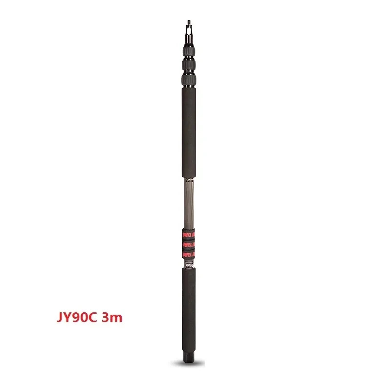 JIEYANG JY90C JY100C JY500C carbon fiber boompole microphone pole Mic recording microphone rod boom pole Speedlite Stick 3m 5m