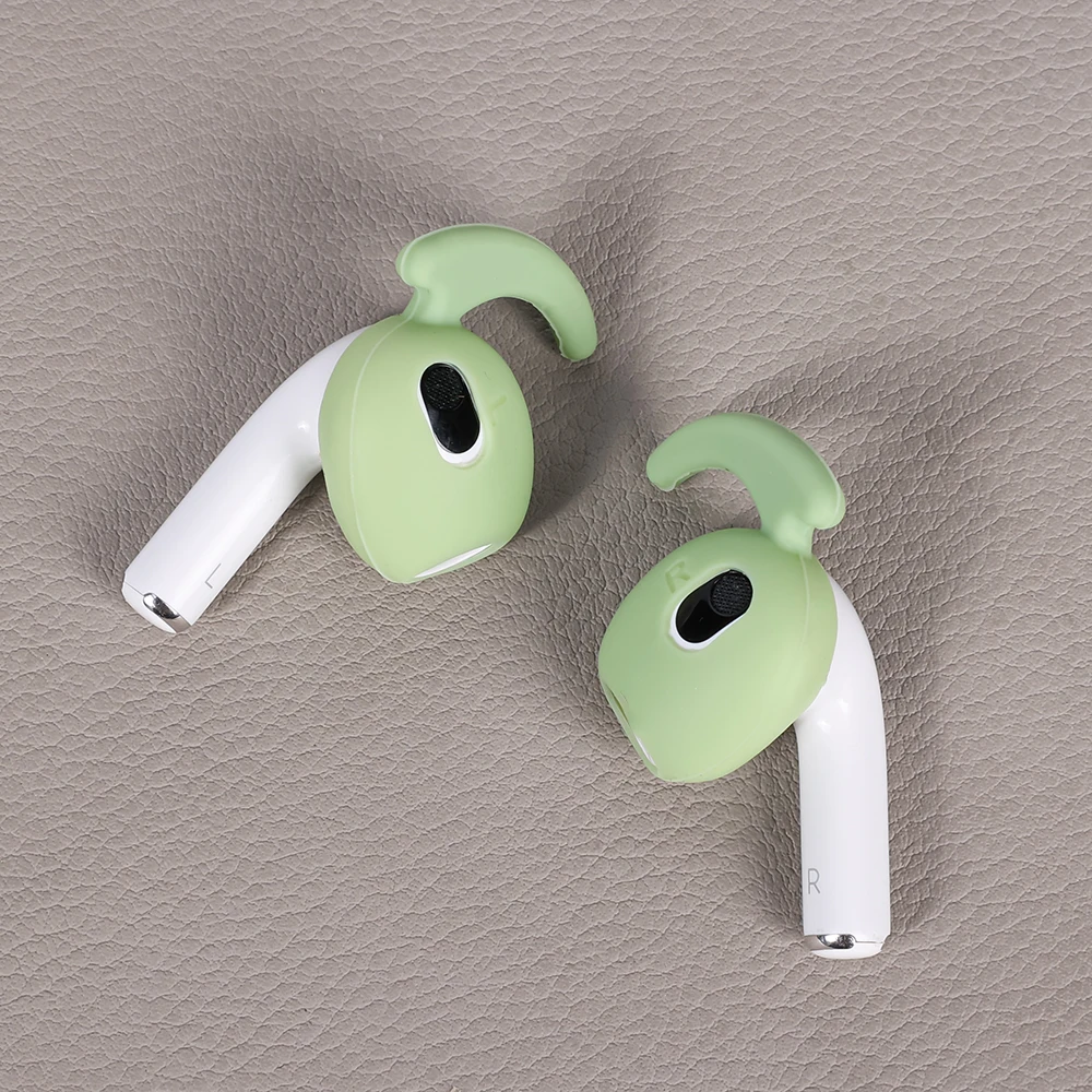 سماعات أذن رياضية لسماعات الأذن لأجهزة Apple AirPods 3 ناعمة من السيليكون داخل الأذن سماعات أذن لأجهزة AirPods 3 مضادة للانزلاق مضادة للخدش سماعة أذن