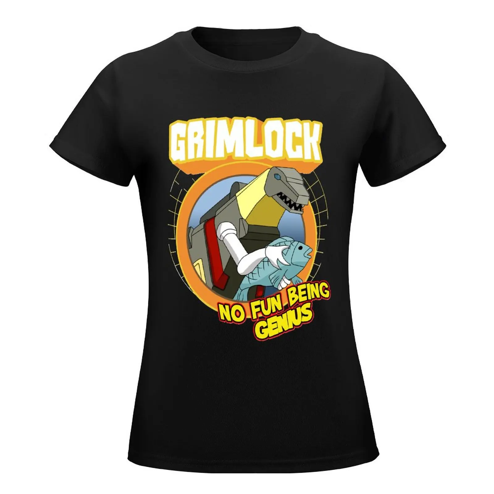 Grimlock not genius Essential T Shirt T-Shirt graphics Female clothing funny t shirts for Women