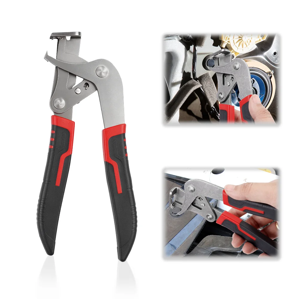 

Car Clip Pliers Removal Tool Rubber Round Nail Fastener Remover Tool Portable Pliers for Effortless Car Water Pipe Clip Removal