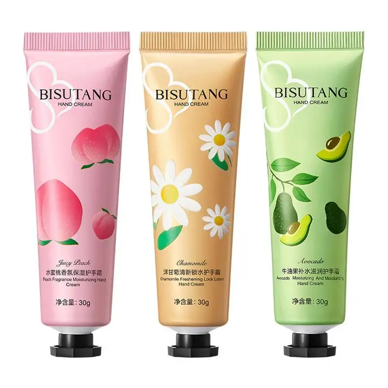 Moisturizing Fragranced Hand Cream Dry Skin Moisturizer Chamomile Peach Avocado Hand Cream For Men And Women