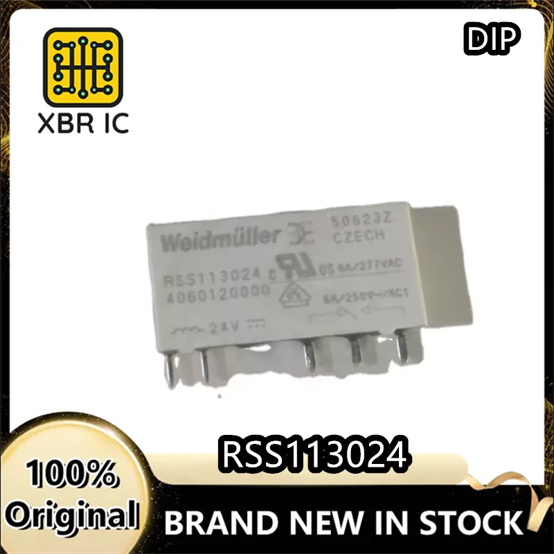 

(10/30 pieces) RSS113024 DIP 24VDC 1CO 5VDC relay Brand new original authentic spot fast delivery