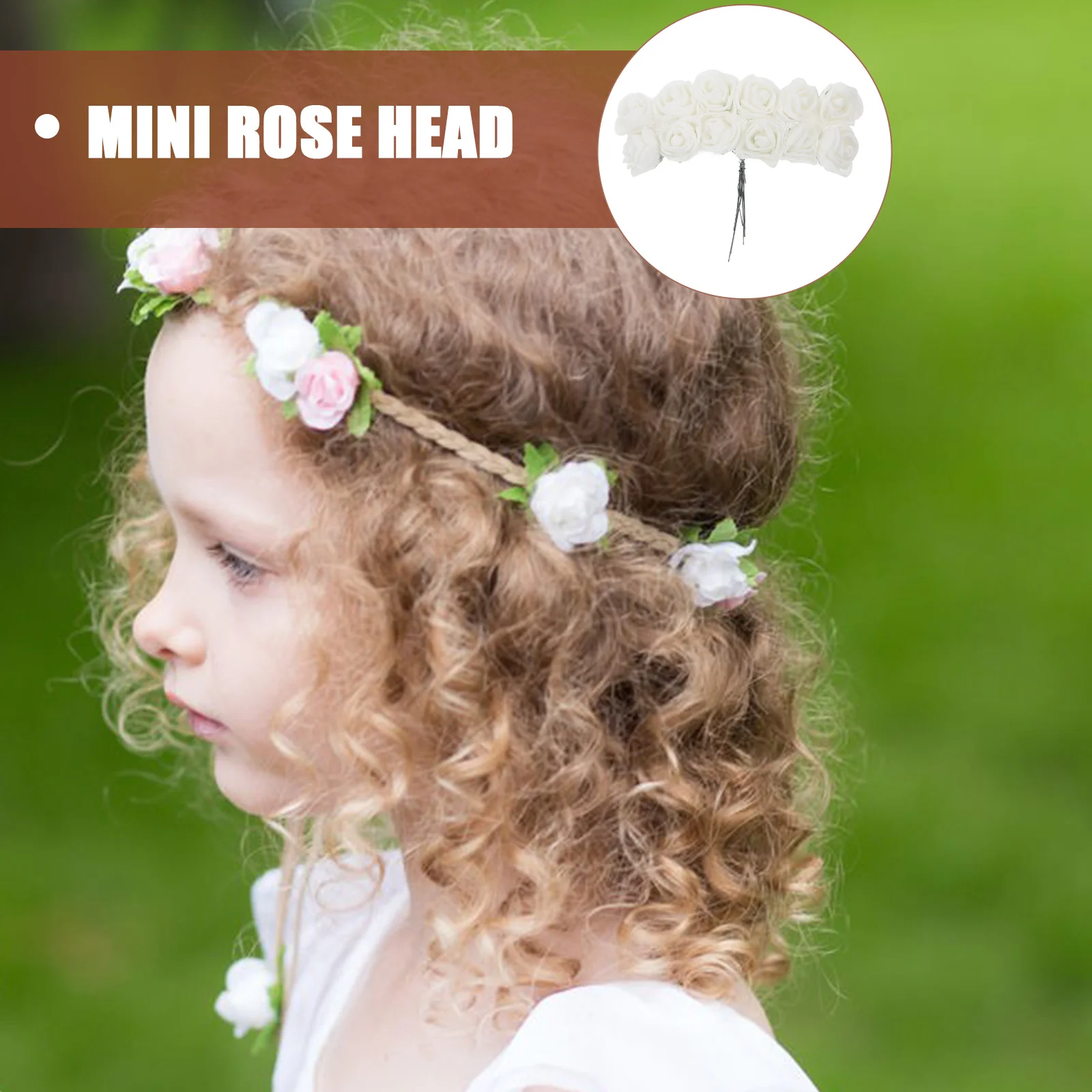 

144Pcs Small Artificial Rose Heads for Crafts Decoration Wedding DIY Fake Flower Faux Flower Mini Rose Head Wedding Decoration