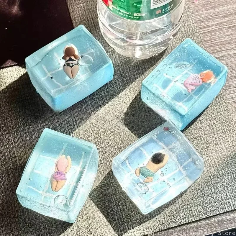 1 Stück Schwimmbad-Quetschspielzeug aus Maltose zur Stresslinderung …