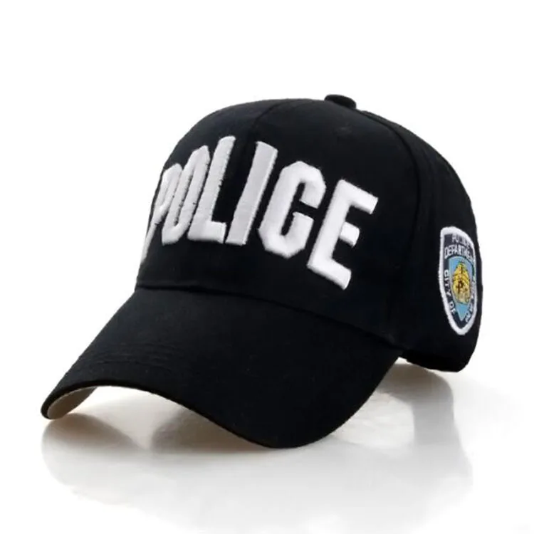 NEUE POLIZEI Brief Männer Baseball Kappe snapback frauen fashioon Tactical Hut kappe Golf Sport Im Freien Reise Trucker Sonne Hüte C1170