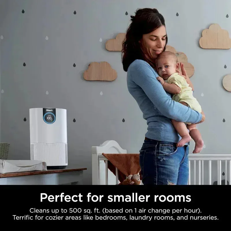 PMD4-Shark HP102PK2 클린 센스 공기청정기, 알레르기, 2팩, HEPA 필터, 입자, 먼지, 연기, 알레르기 유발 물질의 99.98%를 포착,