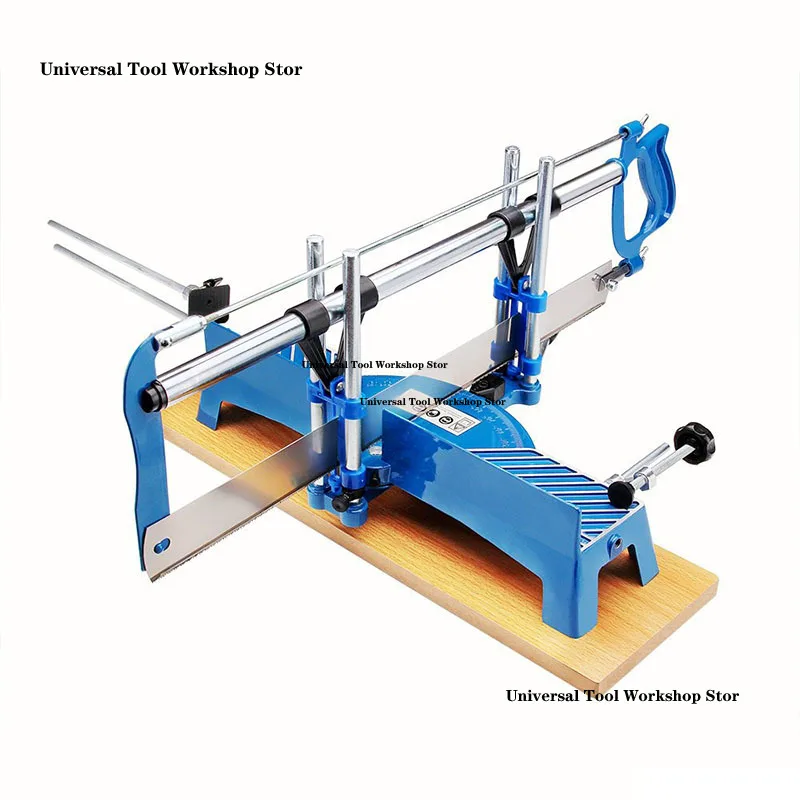 Sierra manual para carpintería con inglete de tracción diagonal, corte diagonal de 45 grados, taller de artesanía en madera, entrenamiento para estudiantes