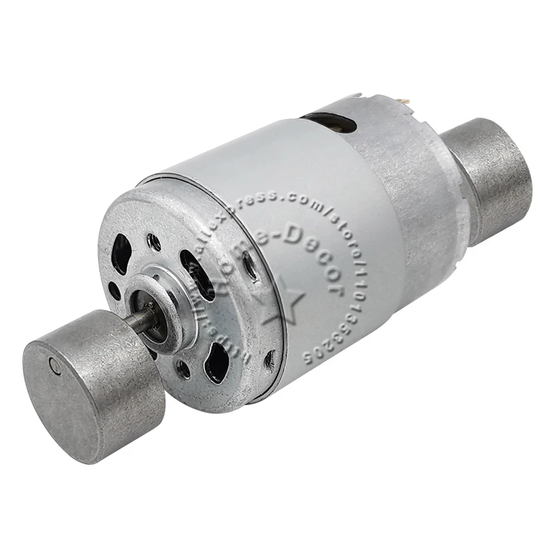 DC12V 24V RF-385 Dual Head Micro DC Vibration Motor High Torque 2000RPM-8000RPM Small Vibration Motor for Massage Equipment