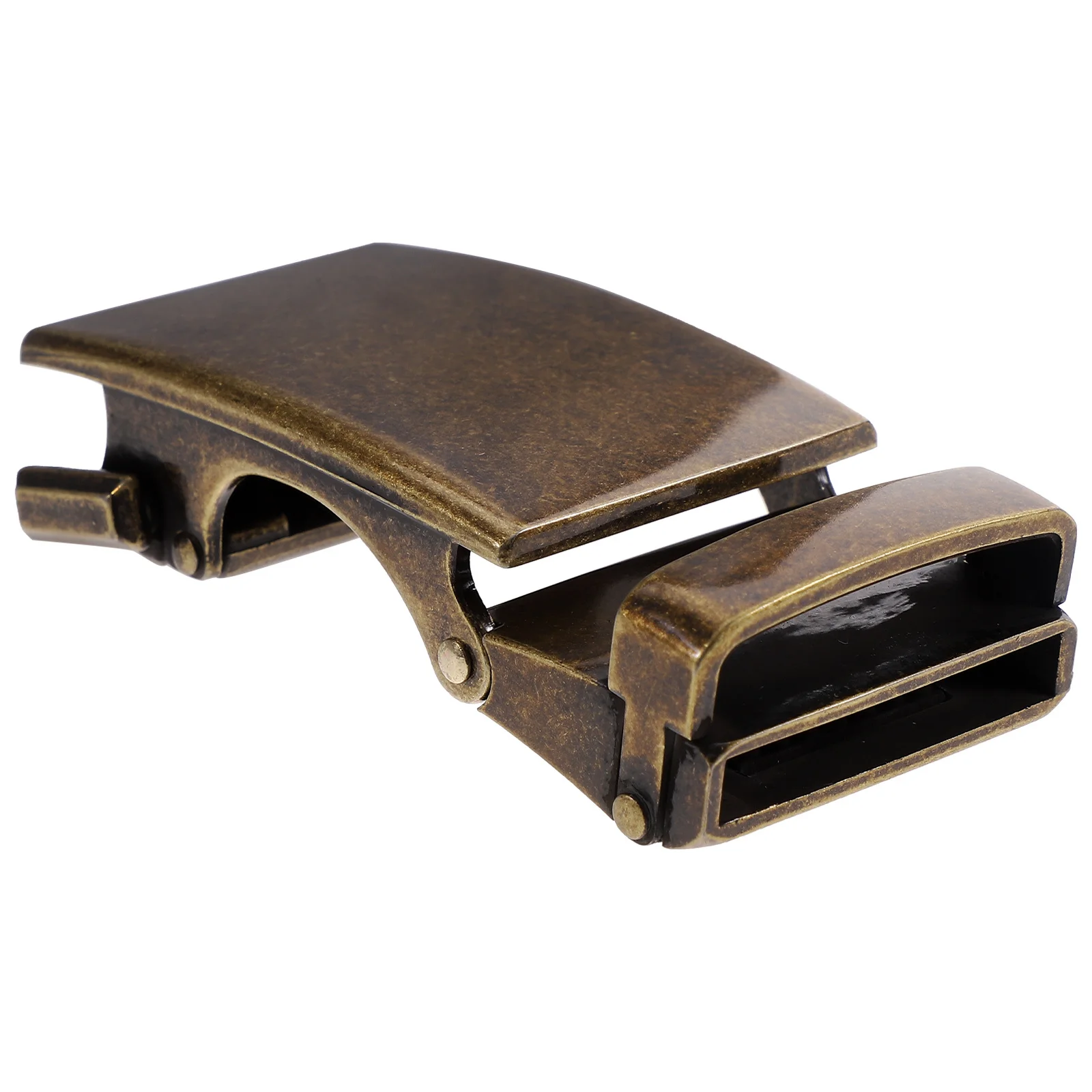 

1pc Automatic Belt For Men Alloy Ratchet Buckle Easy Adjust Fit Belts Black Business Belt Buckle Casual Wear