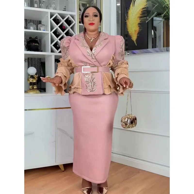 

Абая для женщин 2024, Дубай, роскошное шифоновое мусульманское модное платье Boubou, кафтан, марокканские вечерние платья, халат Djellaba Femme