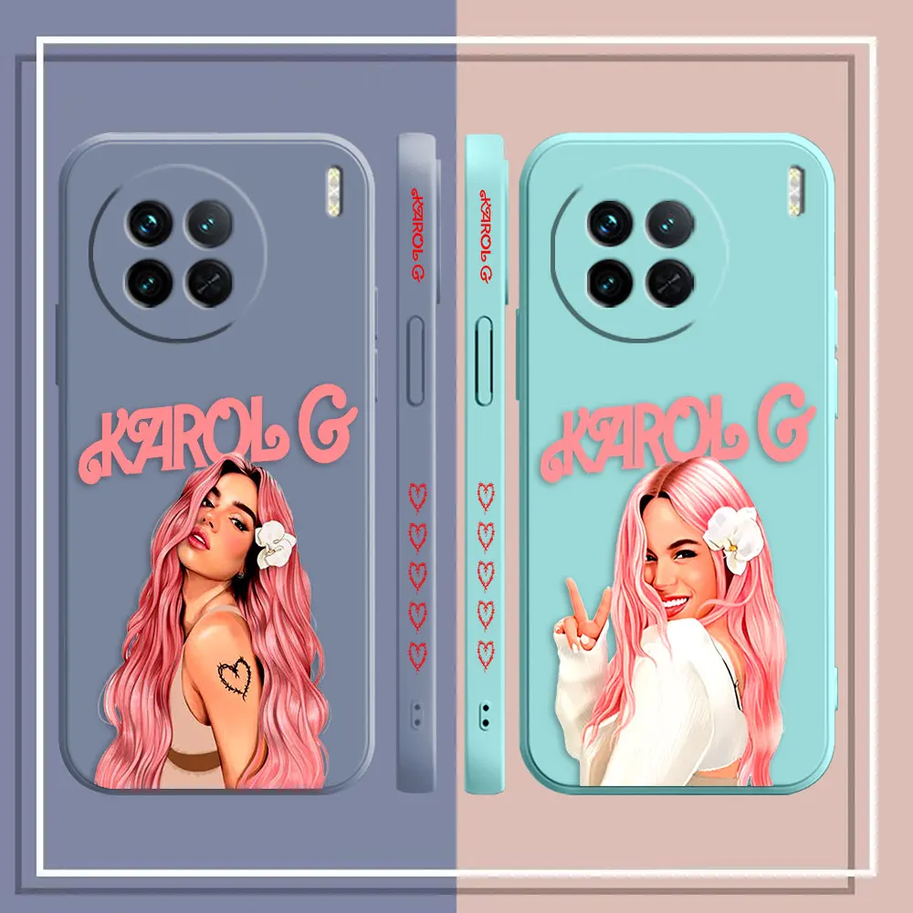 Pop Singer K-Karol G Phone Case For VIVO X50 X60 X70 X80 X90 V21 V23E V23 V23E V25 V27 V29 4G 5G PRO PLUS Case Funda Shell Capa