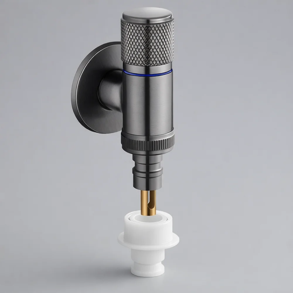 Premium Brass Washing Machine Tap Valve Automatic Stop Quick Coupling Anti Drop Pipe Connector Laundry Water Tool