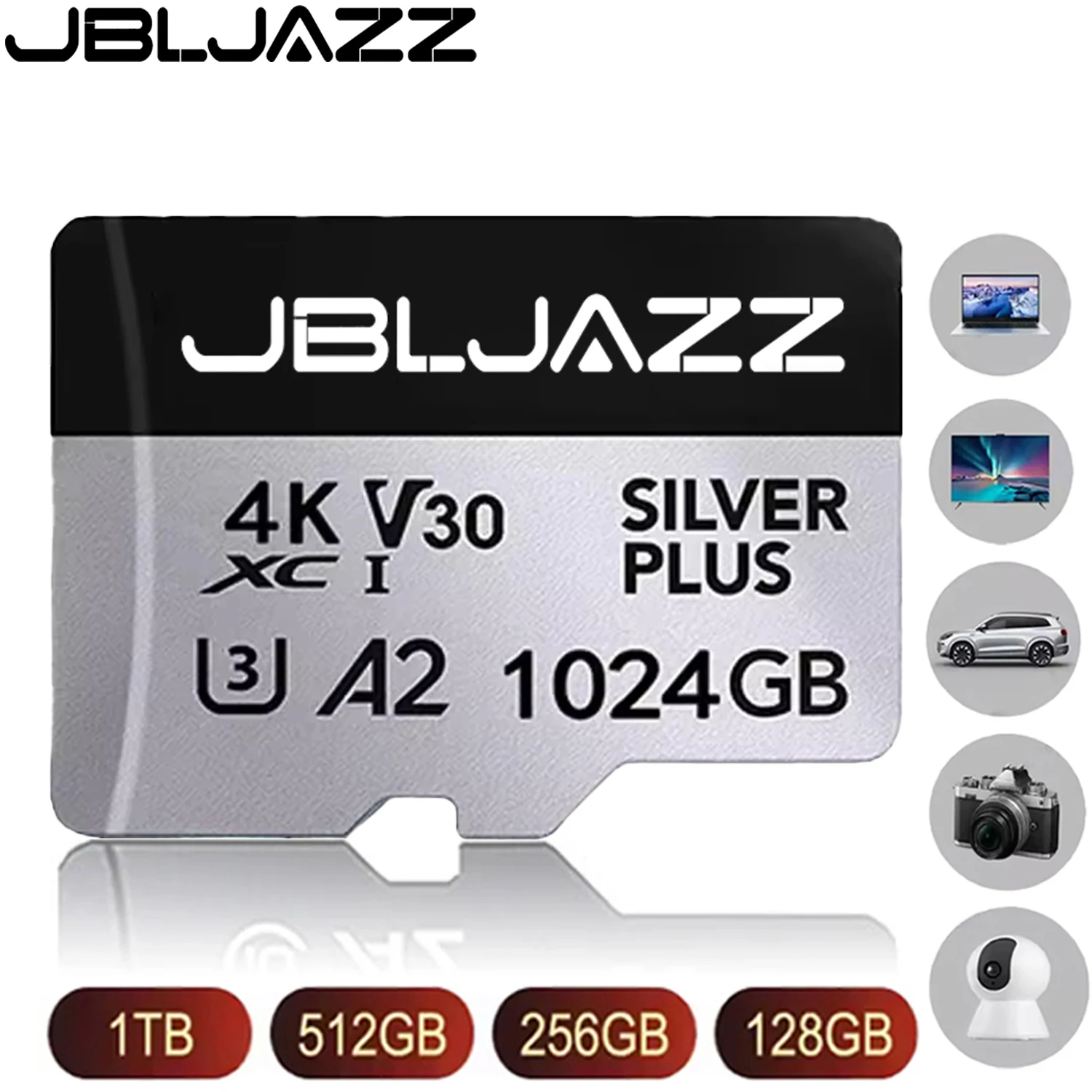 

НОВАЯ карта памяти Micro SD TF Flash 128 ГБ, высокоскоростная карта TF Flash U3 V60 256 ГБ 512 ГБ 1 ТБ, SD-карта для телефона, дрона, универсального использования