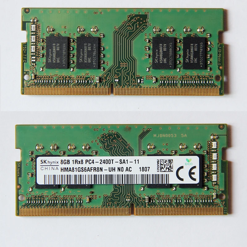 Память для ноутбука SK hynix DDR4 RAMS 8GB 1Rx8 PC4-2400T-SA1-11 DDR4 8GB 2400MHz