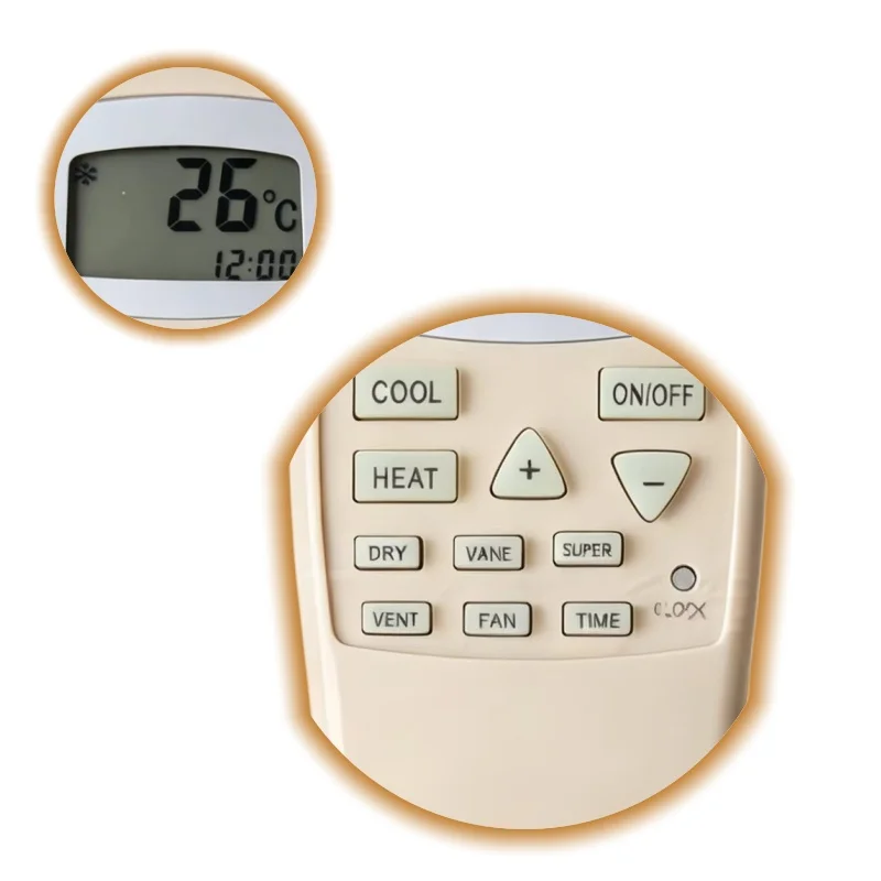 NEW CL3 Remote Control for CHUNLAN Air Conditioner Models KFR-35GW VK VJ KFR-25GW T KTCL001 No Programming Required