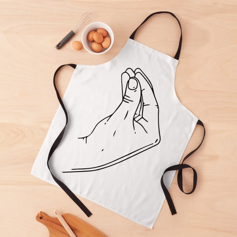 

Italian hand gesture Apron waterproof aprons woman things for home and kitchen cute kitchen