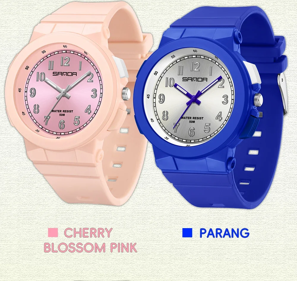 Sanda-reloj electrónico de cuarzo para niños y niñas, accesorio de pulsera resistente al agua con iluminación colorida, moda superventas, 6194