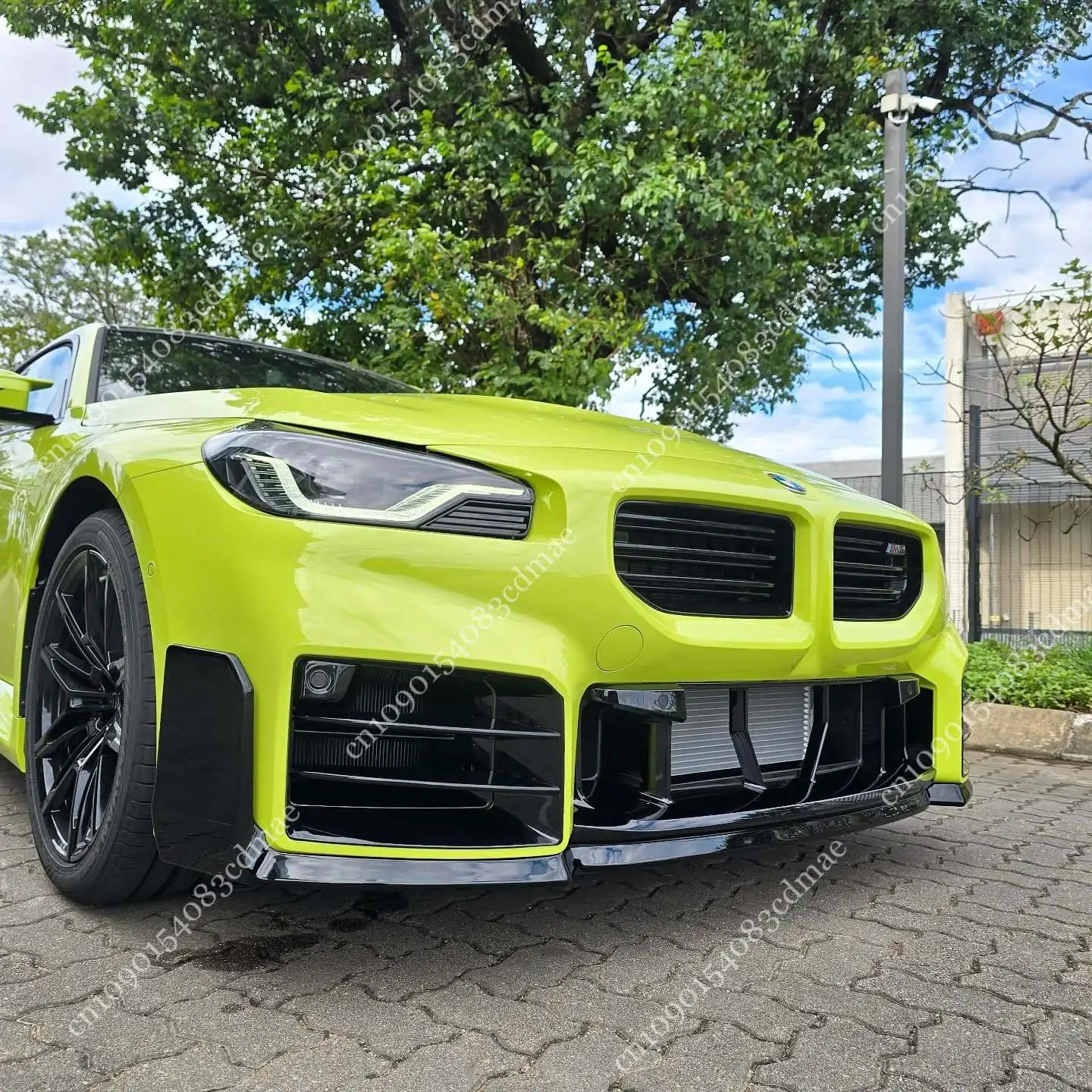 

2pcs Front Bumper Air Intake Inlet Grille for BMW G87 M2 2023 2024 2025 Body Kits Splitter Lip Aero Parts Tuning Gloss Black ABS