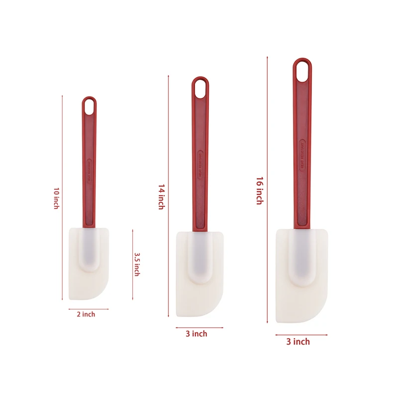 1/2Pcs Silicone Butter Scraper Set Home Party DIY Cake Cream Scraper Extended Handle Scraper Kitchen Baking Tools
