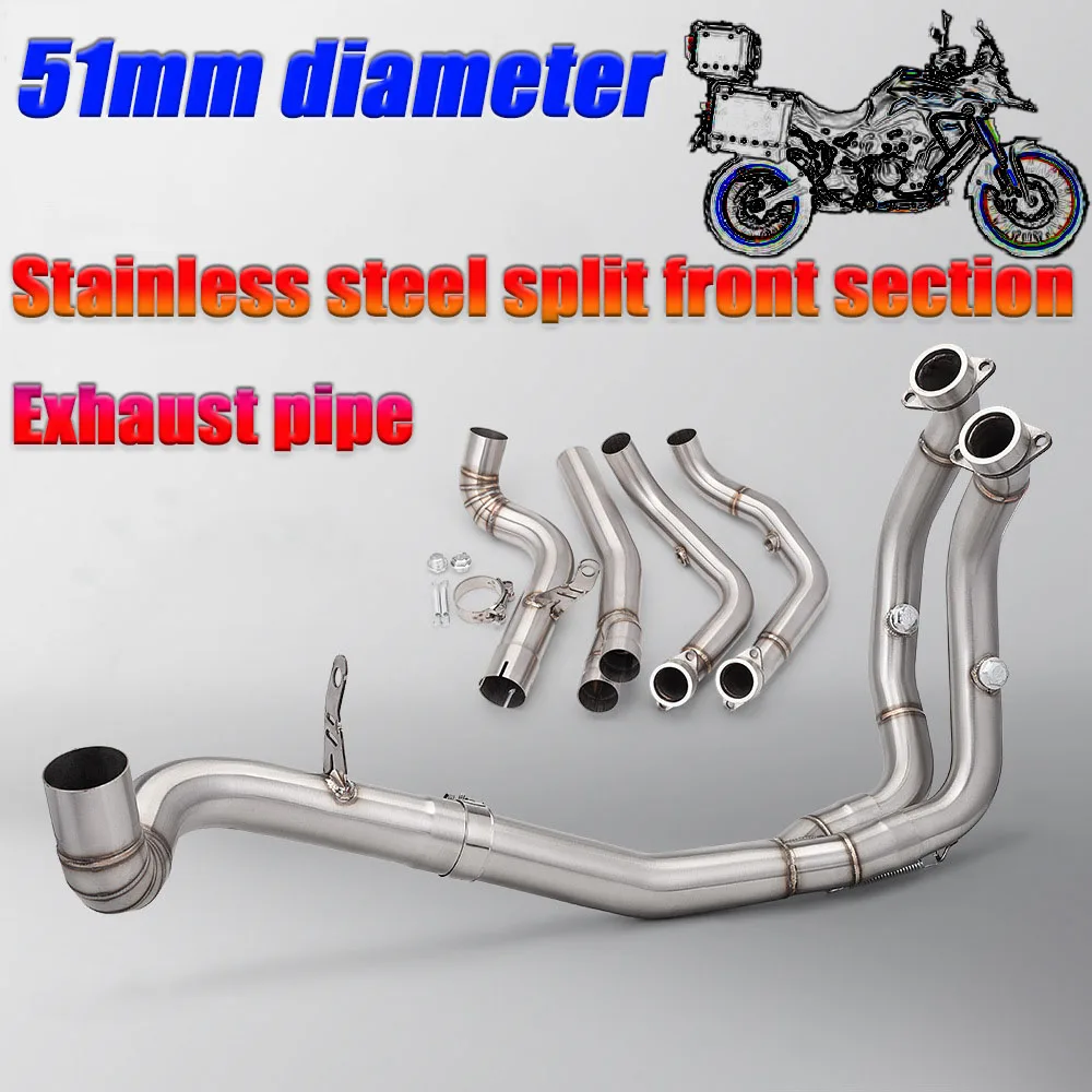 

51mm Universal, for CB1000R 2008 - 2018 Modified Exhaust Pipe Off-road Motorcycle Escape Moto Mid Section