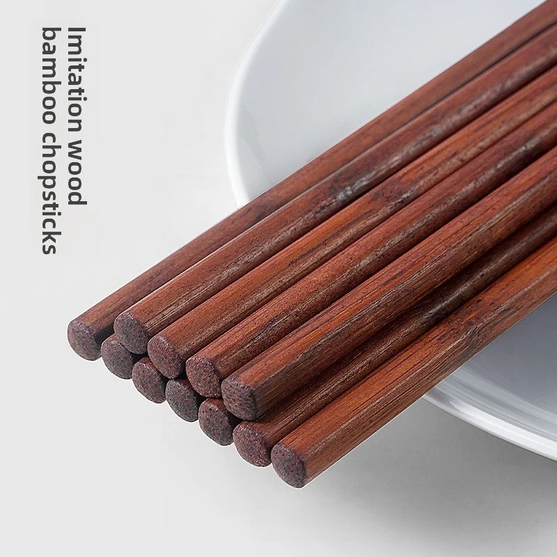

5 PairJapanese Style Wood Chopsticks Reusable Natural Beech Chopsticks Tableware Pizza Noodle Tool Chinese Set
