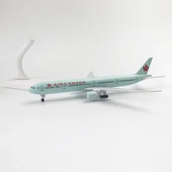 1:400 20CM 금속 항공기 모델 캐나다 777 B777 랜딩 기어 합금 재료가있는 금속 복제 항공 시뮬레이션 선물 컬렉션