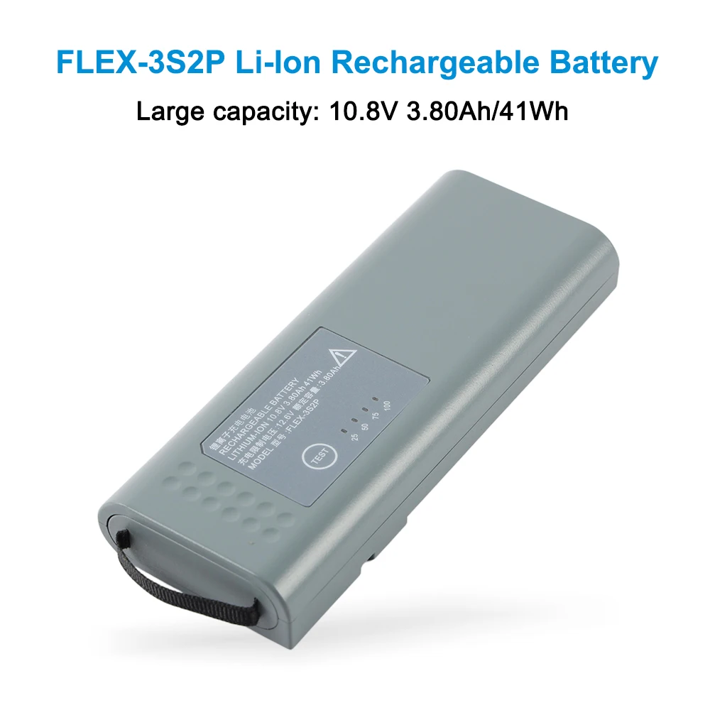 10,8V 41Wh FLEX-3S2P Ersatzakku für GE Healthcare Monitor B450 B105 B125 REF2062 2062895-00895-001 101818-42336 – Detail 1