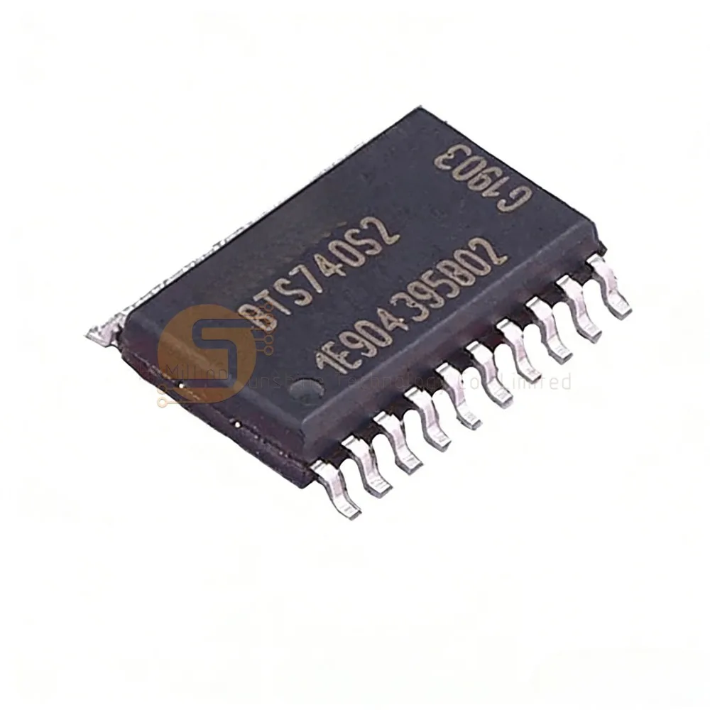 5Pcs-10Pcs/Lot BTS740S2 BTS740 740 SOP20 Automotive computer board commonly used fragile Chipset  100% New original