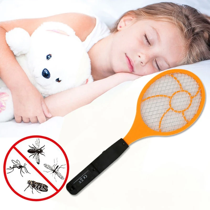 LED Electric Mosquito Swatter Flyswatter racchetta da Tennis elettrica 44 X15.5 Wasp Mosquito Killer