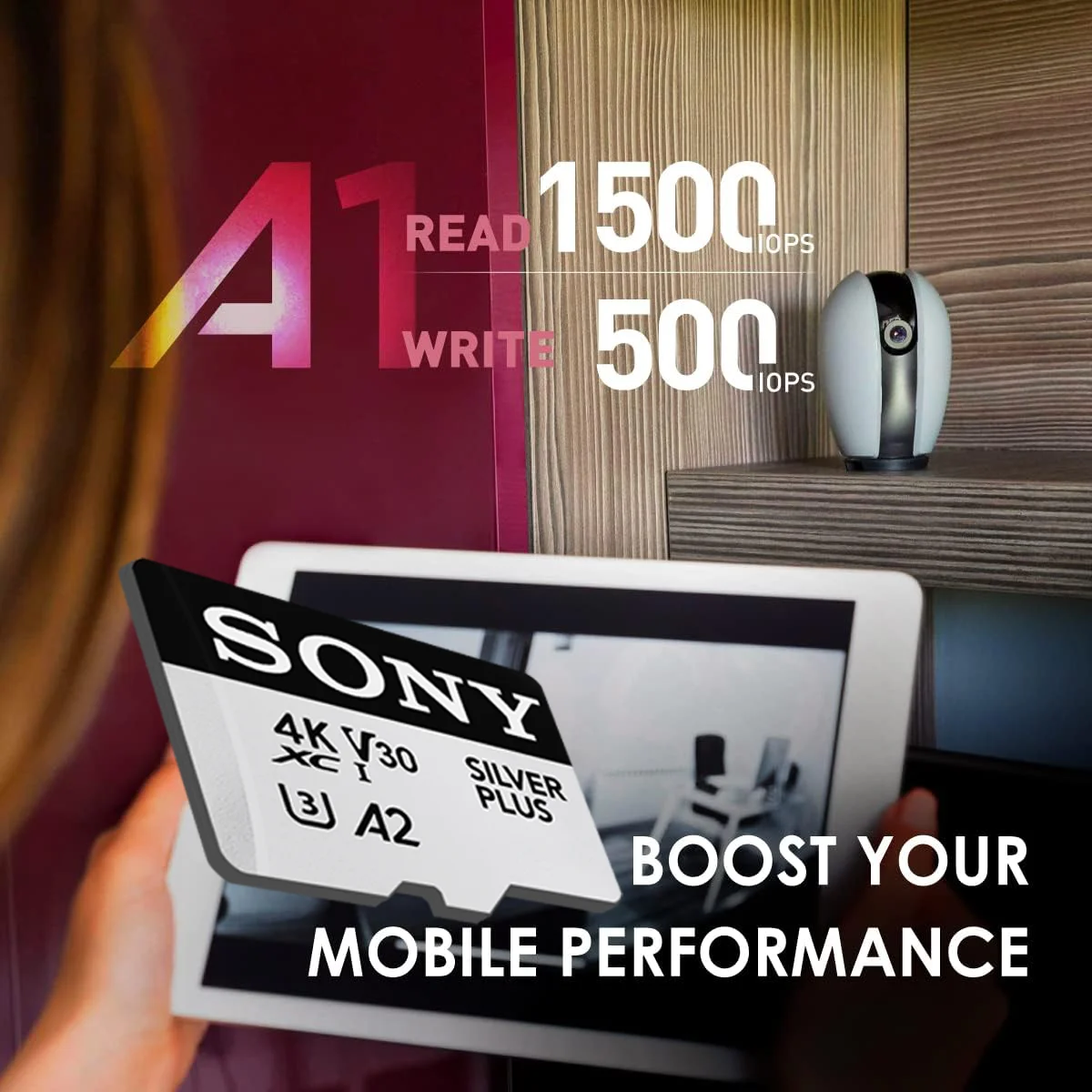 SONY-High Speed Mini SD Card, Class10 Memory Card, 1TB, 512GB, 256GB, 128GB, 64GB, TF Flash Card