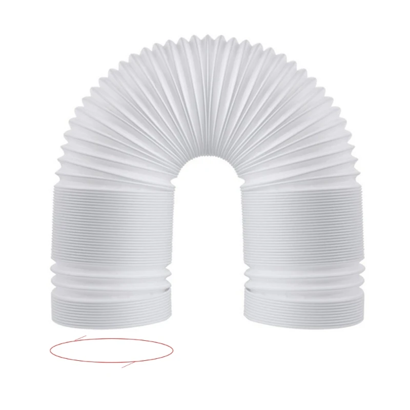 วัสดุโพลีโพรพีลีนท่อเครื่องปรับอากาศแบบยืดหยุ่นสำหรับเครื่องปรับอากาศในห้องครัว Dropship