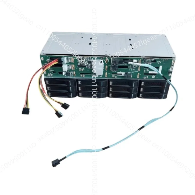 

12-Disk 3.5-inch hard disk cage, interface D-type power supply, storage 12Gb full disk rack, plus power supply cable
