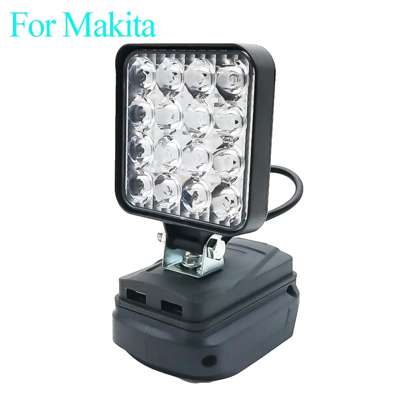 Led Light For Dewalt For Milwaukee For Makita For Bosch 18V Battery Spotlight Outdoor Work Fishing Handheld Emergency Tool Lamp