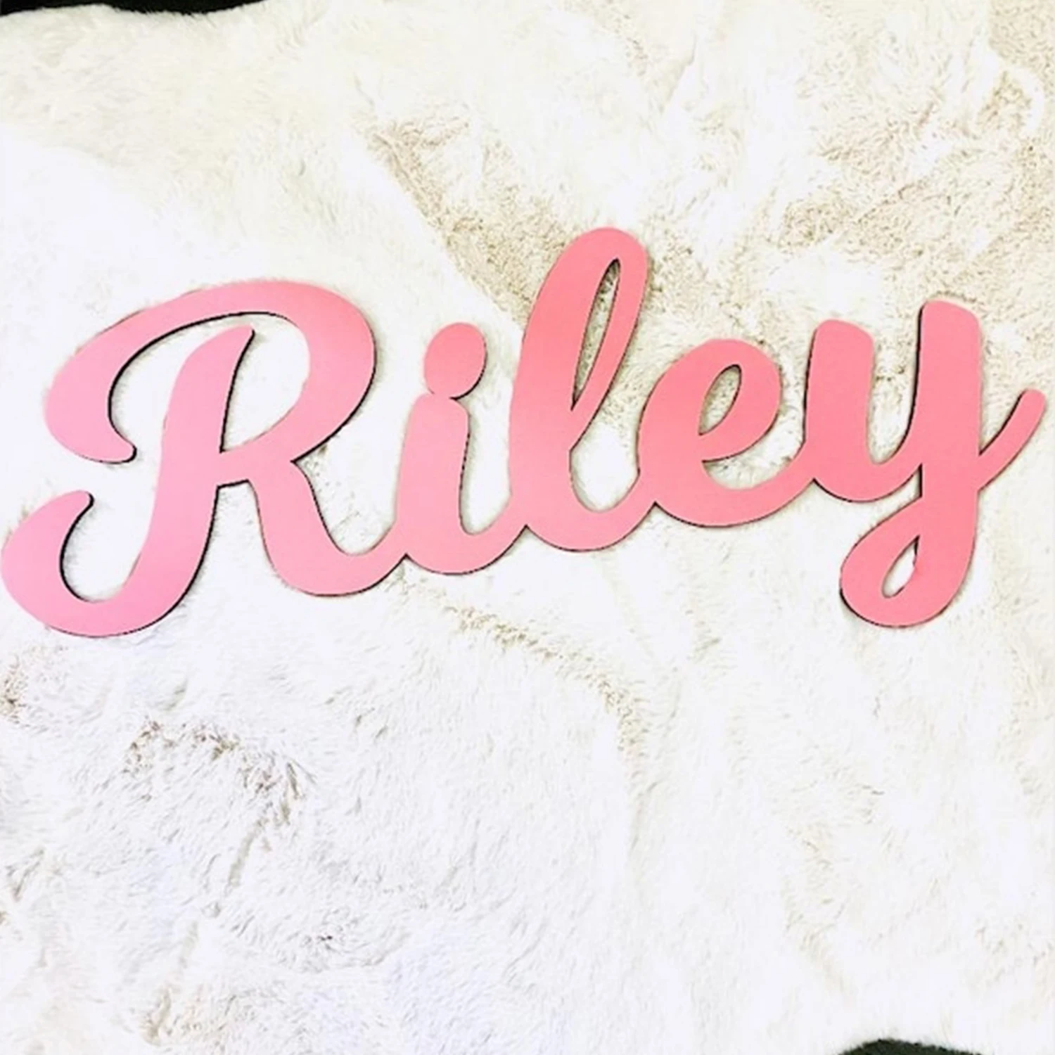 1pc Custom Wooden Hanging Name Sign,Customized Letters,Baby Crib Label,Multi Color Select,Wooden Wall Decor,