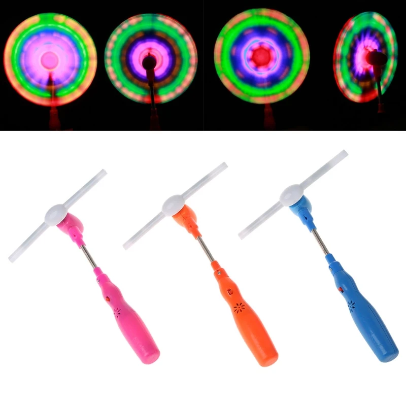 

2024 New Glowing Windmill Spinning Toy LED Pinwheel for Girls Teens Outdoor Summer for Play Holiday Easter Party Flea MarketSupp