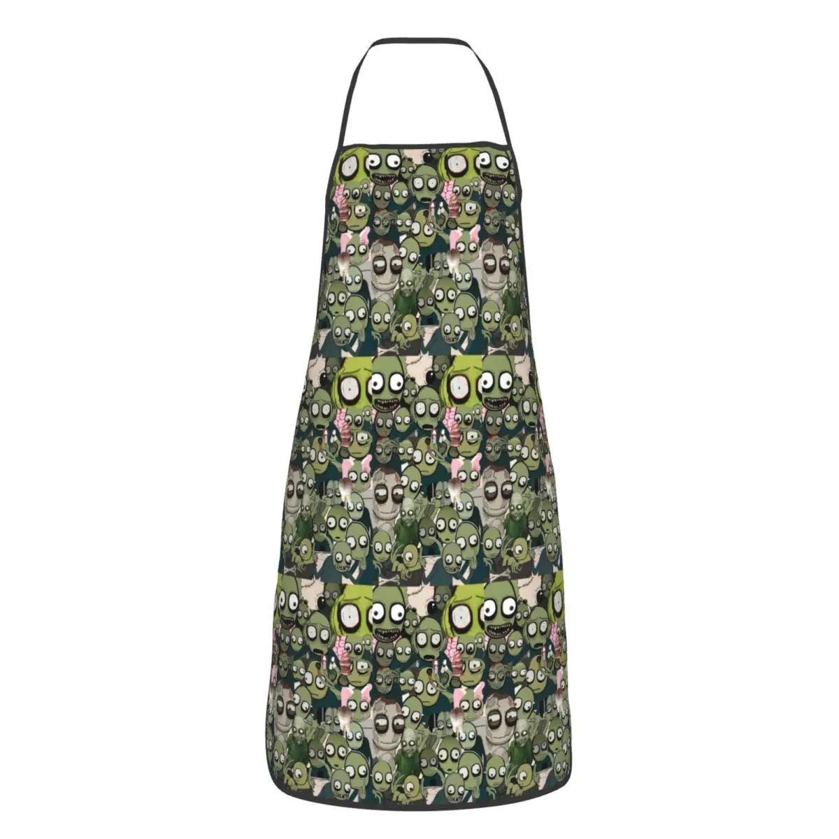 David Firth Salad Fingers Y2K Horror Cartoon Graphic Apron Chef Cooking Tablier Bib Kitchen Cleaning Pinafore for Women Men
