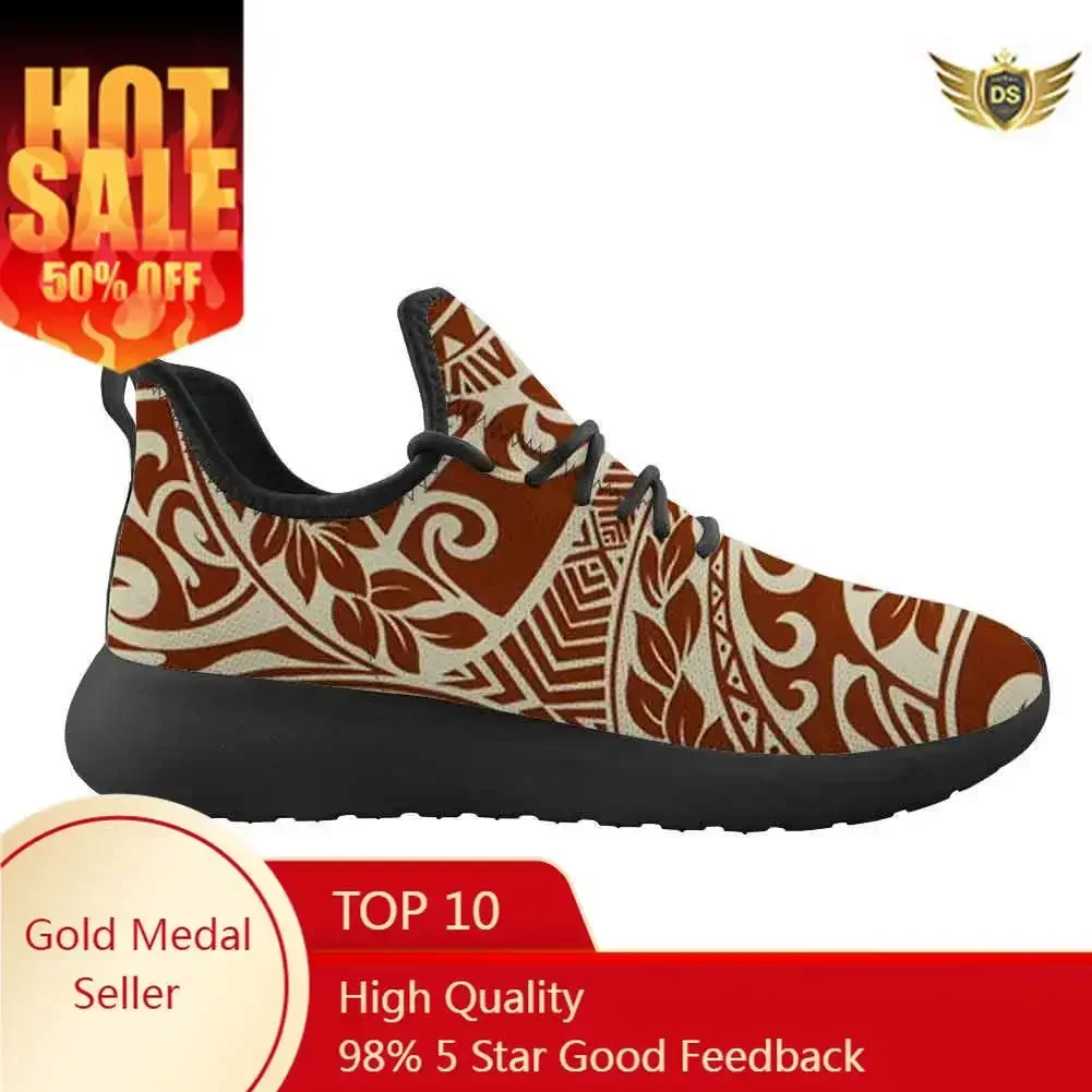 

Tonga Art Style Teenage Girls Brand Design Casual Shoes Polynesian Tattoo Print Sneakers Comfortable Mesh Women's Footwear