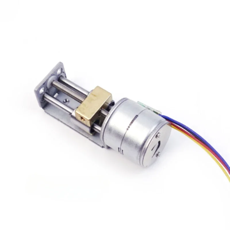 

DC 12V Micro 20mm 2-phase 4-wire Stepping Motor Linear Actuator Screw Slider Position Copper Nut 22mm Stroke 3D Printer