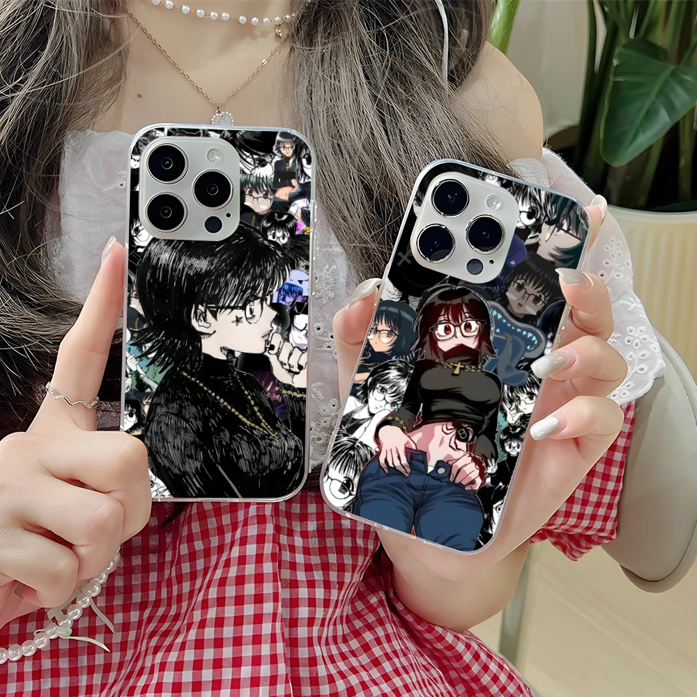 Hunter Shizuku Phone Case for iPhone 16 15 14 13 12 11 X XR XS Pro Max Plus Mini Clear Transparent Cellphones Smartphone Cover