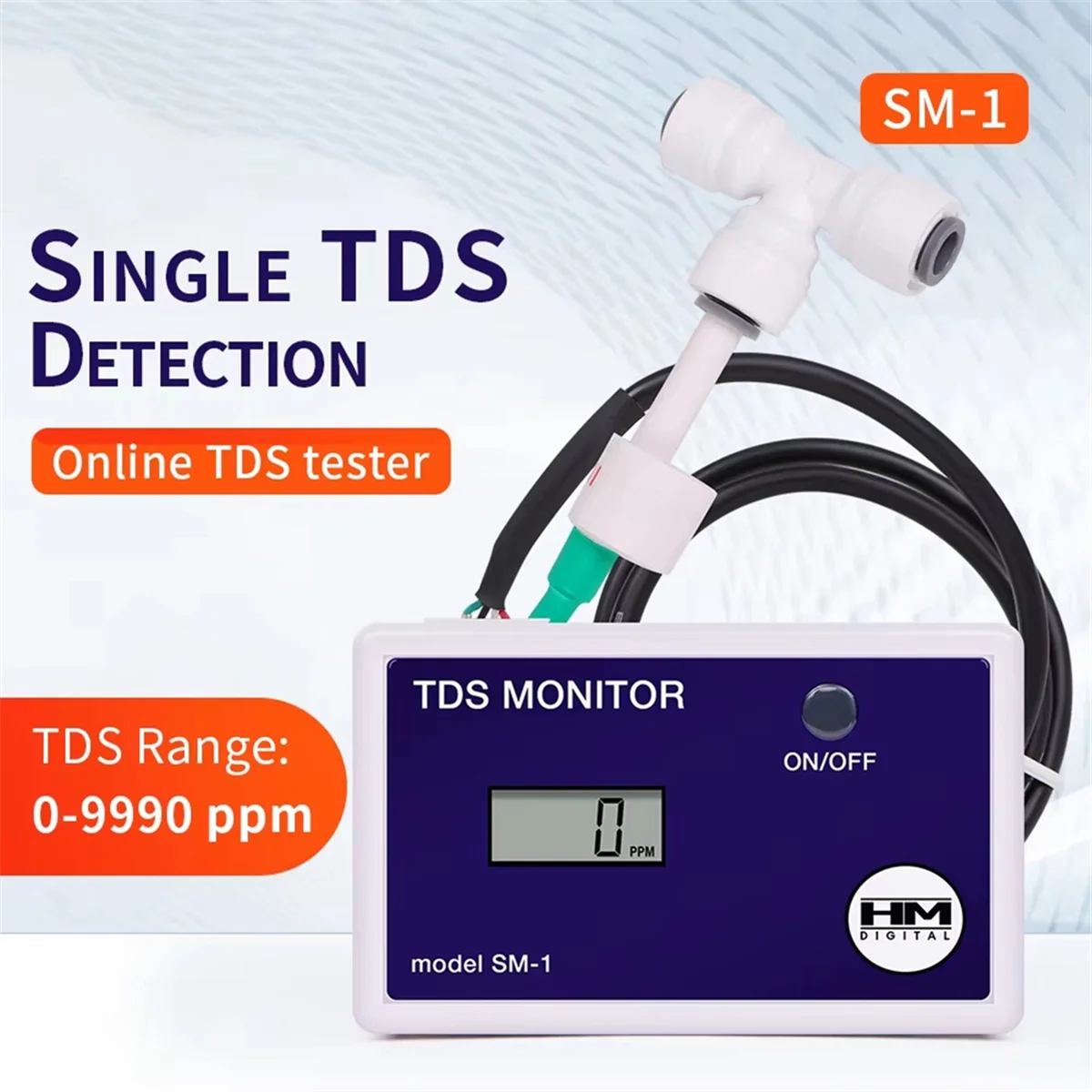 

Professional TDS Tester LCD Online Water Quality Meter 0-9990PPM Detection