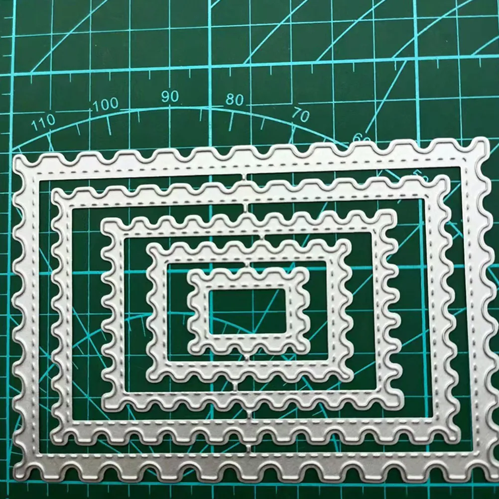 2Sets High Precision Carbon Steel DIY Metal Die Cuts for Card Making Scrapbooking Journal Stamps Cookie Biscuit Fondant Embosser