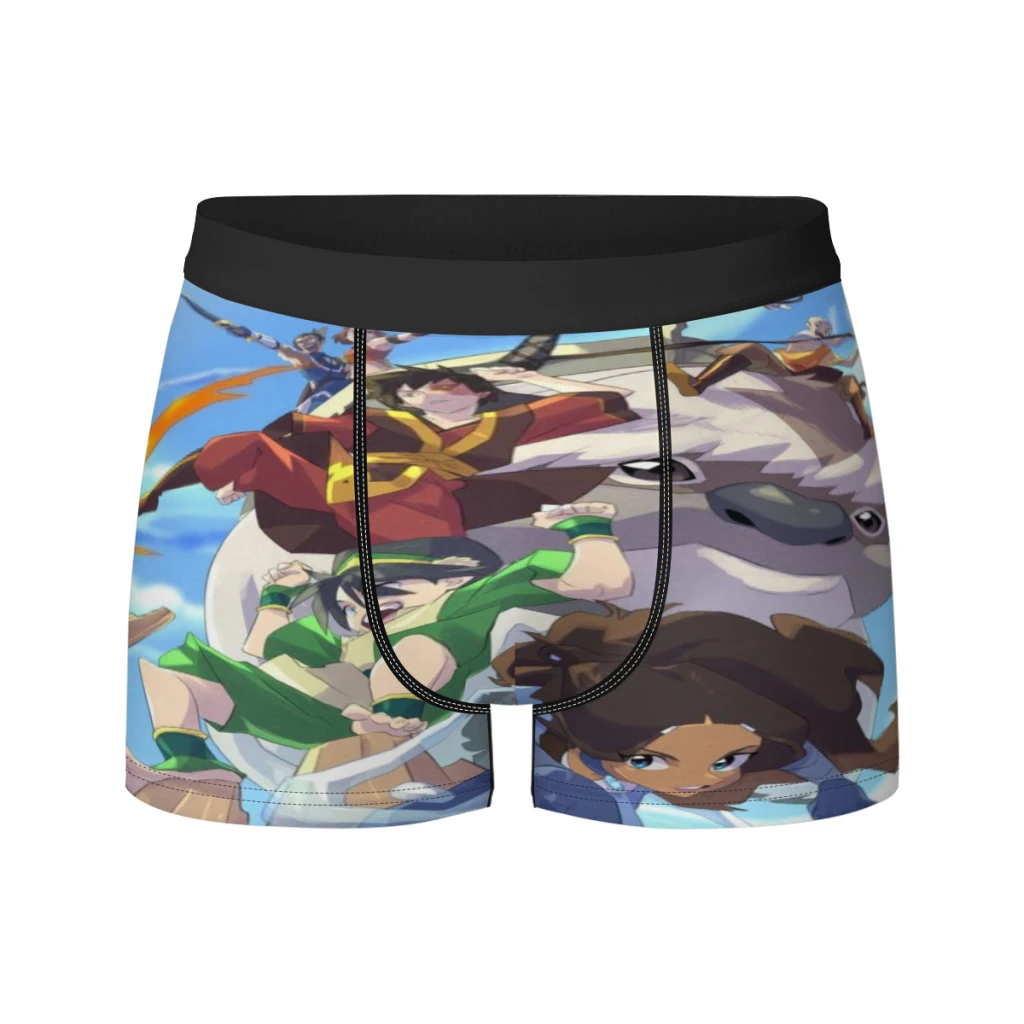 Classic Anime Avatar The Last Airbender  Milk Silk Man Underwear Boxer Men Underpants Men's Panties Boxers Shorts