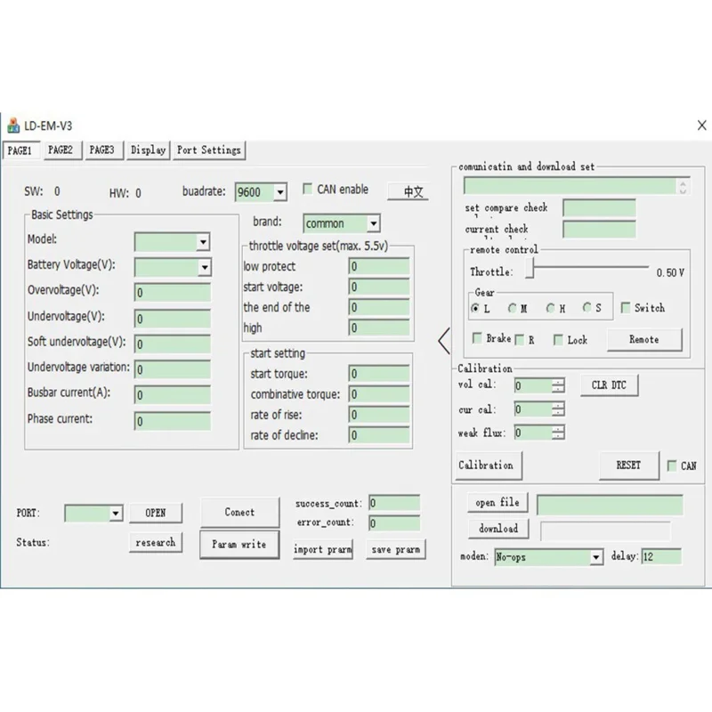 VOTOL Controller PL2303 EM30 EM50 EM80 EM100 EM150 USB Cable Data cable for adjusting controller parameters