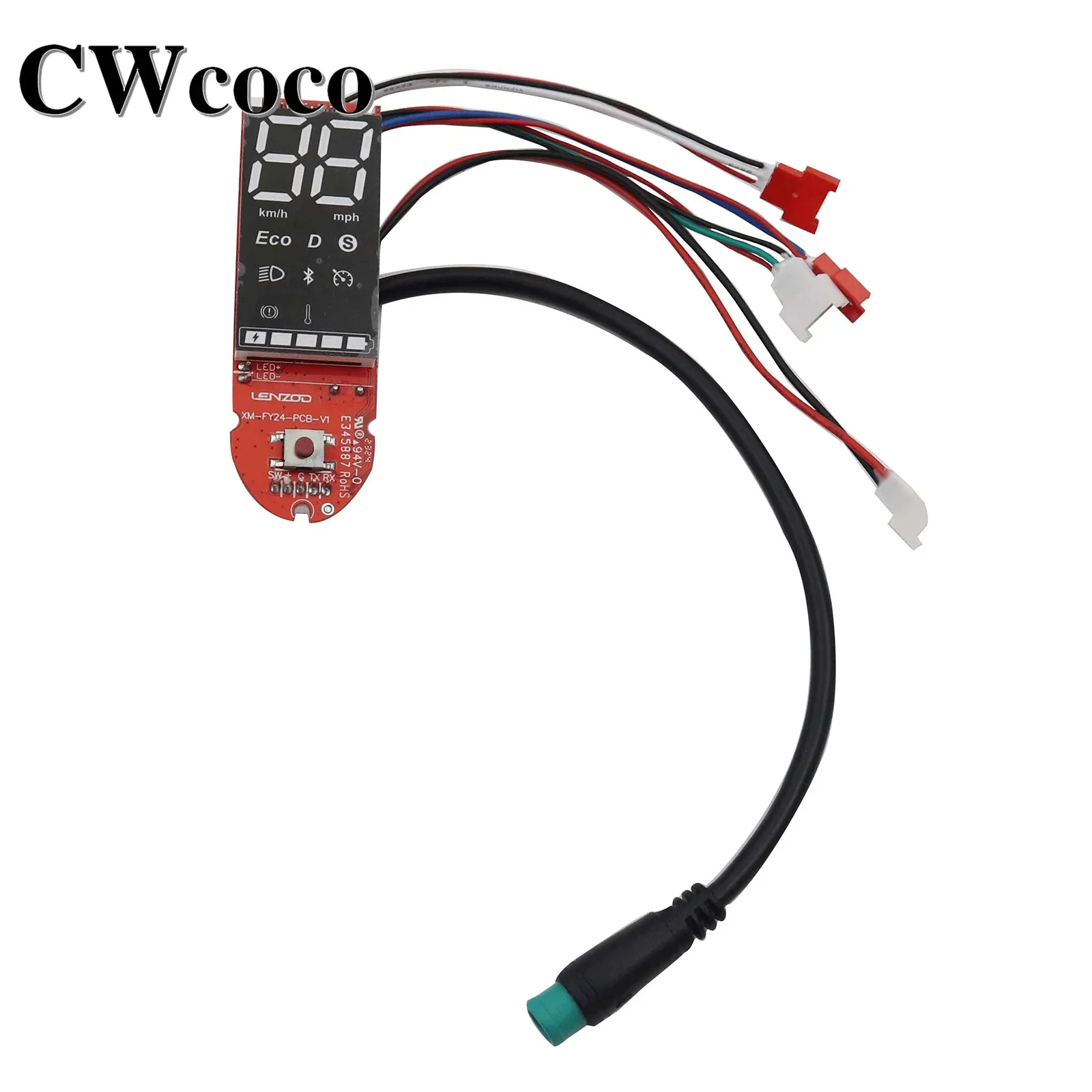 36V 350W Controller Kit acceleratore cruscotto Display a Led con sostituzione della copertura in Silicone per accessori per Scooter elettrici Xiaomi