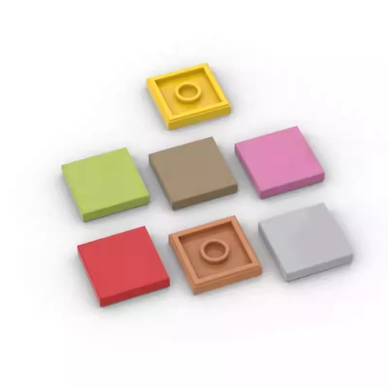 

50pcs blocchi di costruzione fai da te figura mattoni piastrelle di ceramica 2x2 dimensioni Creative educative compatibili 3068