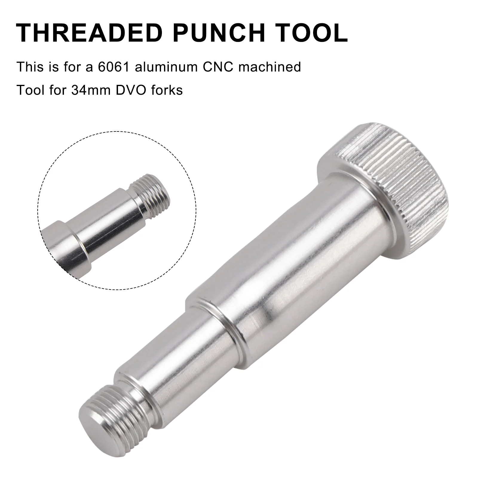 

Topteng Lower Leg Removal Tool.-Threaded punch to remove DVO leg for DVO Fork rebuild