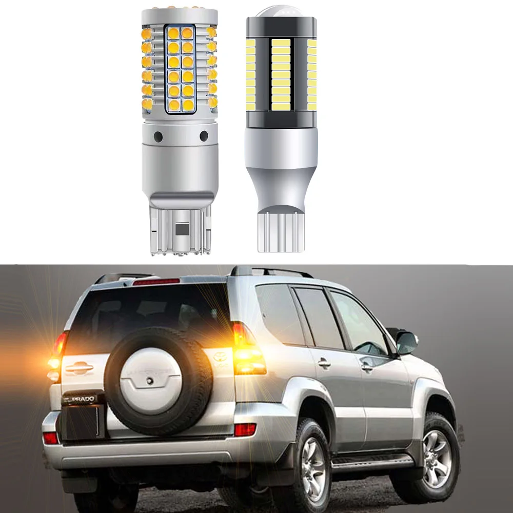 Canbus Car Led Bulbs For Toyota Land Cruiser PRADO 120 J120 2003-2009 Front Rear Turn Signal Backup Reversing Tail Light Bulb