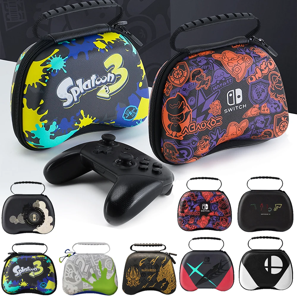 Hard EVA Travel Carrying Case Shockproof Protective Storage Bag for NS Switch Pro/PS5 PS4 PS3/Xbox ONE S X Universal Gamepad Bag