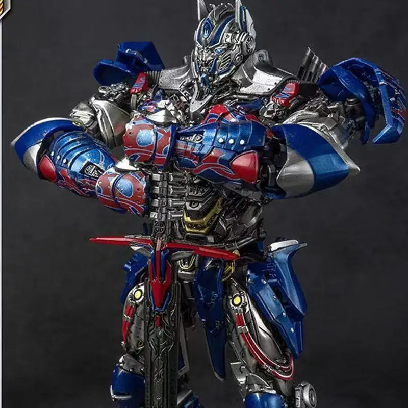 【Em Estoque】YOLOPARK AMK PRO Transformers: The Last Knight Série 20cm Optimus Prime Kit de Modelo Colecionável Boneco de Ação