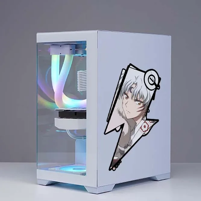 Adesivo de Anime Sesshomaru Inuyasha Relâmpago Rasgado, Capa Protetora à Prova d'Água e Anti-Riscos, Adesivo Itasha para Janela de Carro e Capacete de